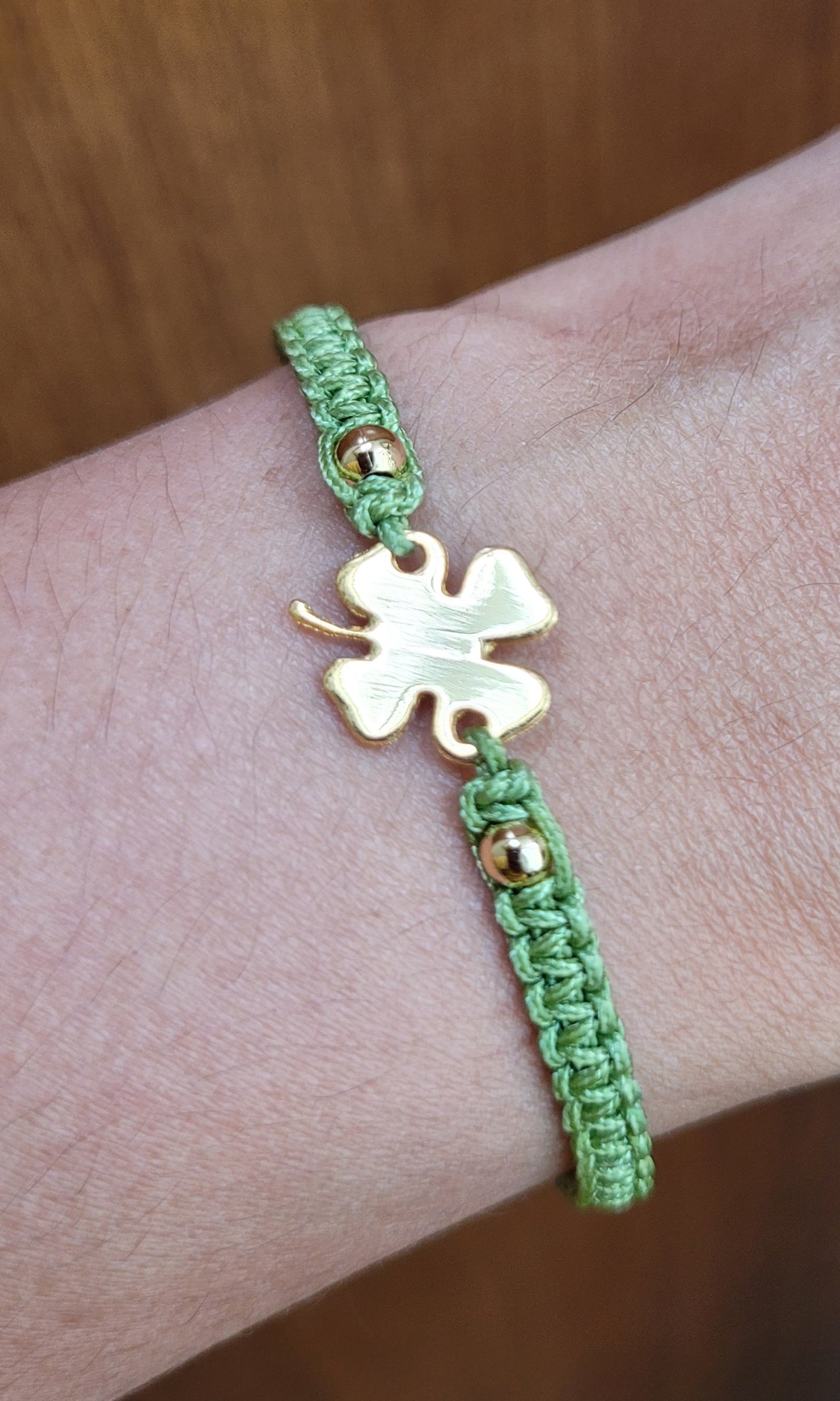 Pulsera trébol / Clover bracelet