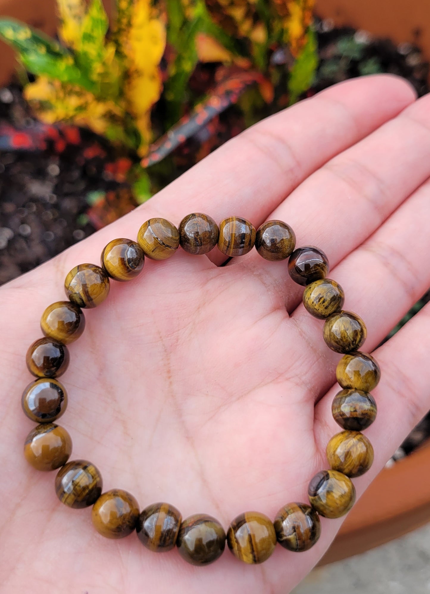 Pulsera ojo de tigre / Tiger's eye bracelet
