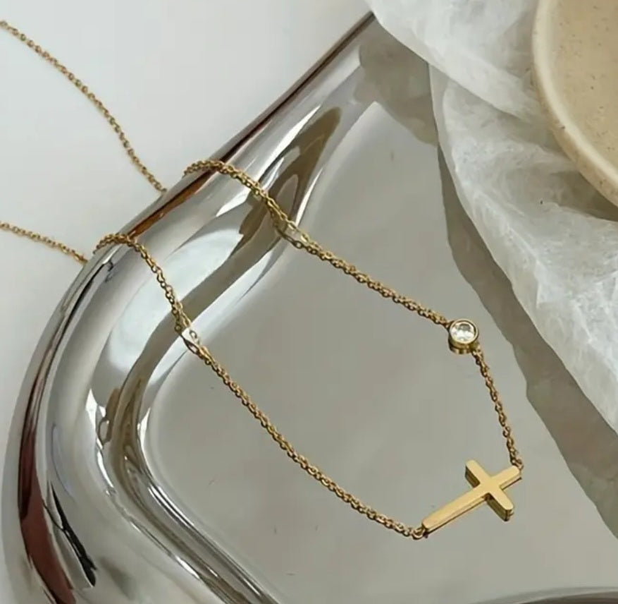 Pulsera Cruz / Cross bracelet