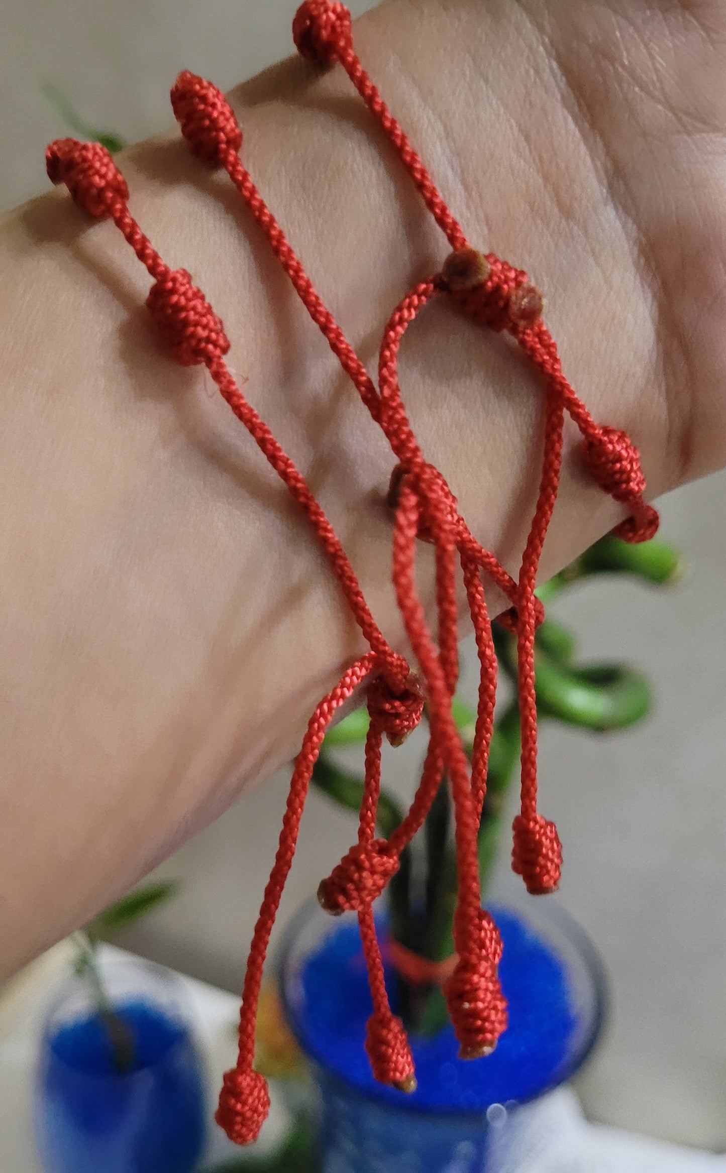 Pulsera de protección 7 nudos/ 7 knot protection bracelet