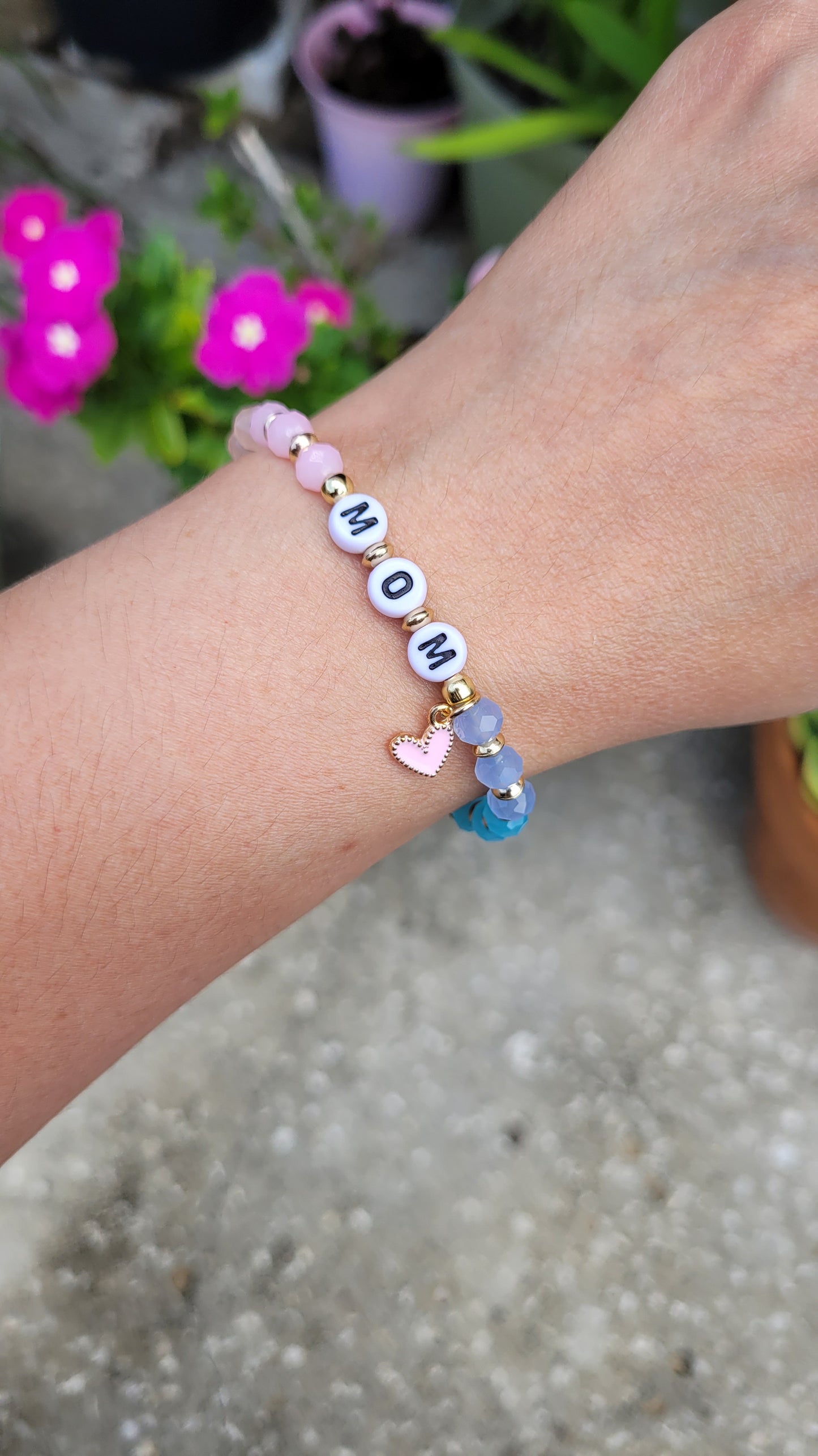 Pulsera ajustable para mama / Adjustable bracelet for mom