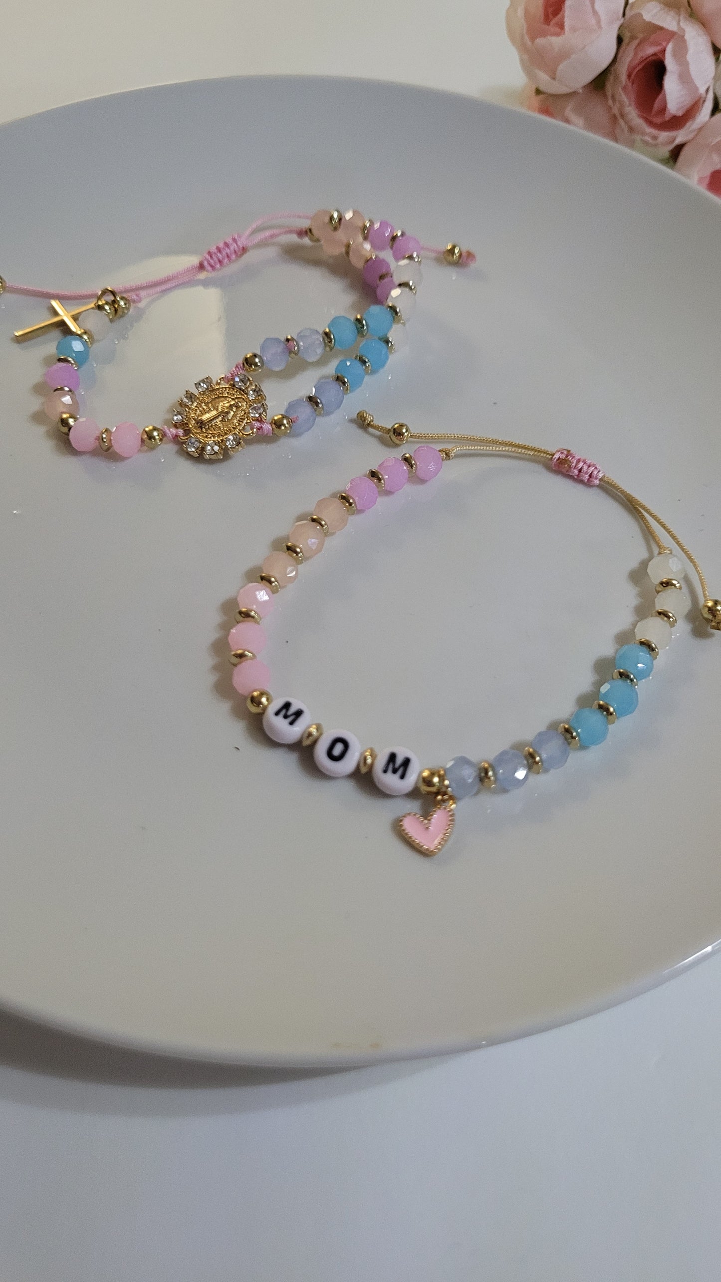 Pulsera ajustable para mama / Adjustable bracelet for mom