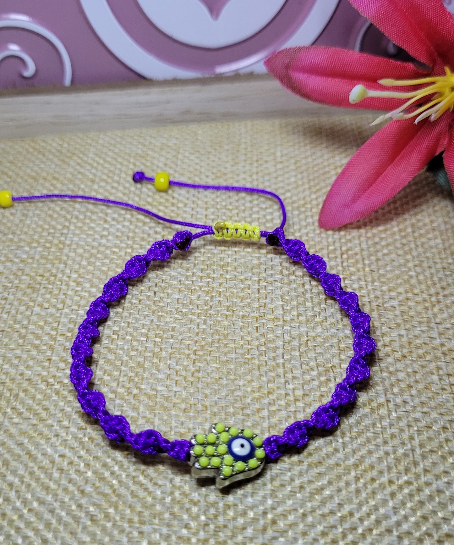Pulsera de protección con mano de fatima/ Protection bracelet with the hand of Fatima