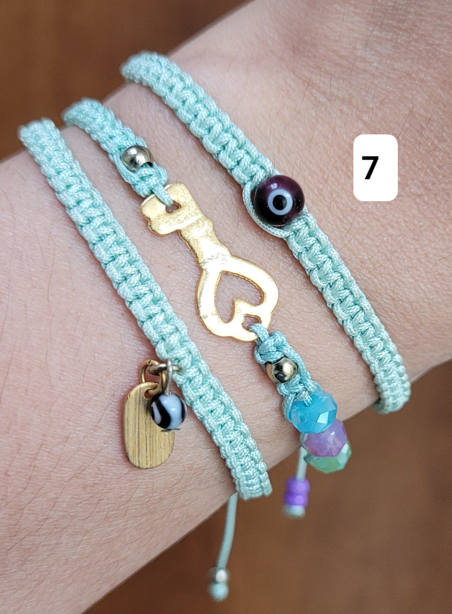 Set de 3 pulseras / Set of 3 bracelets