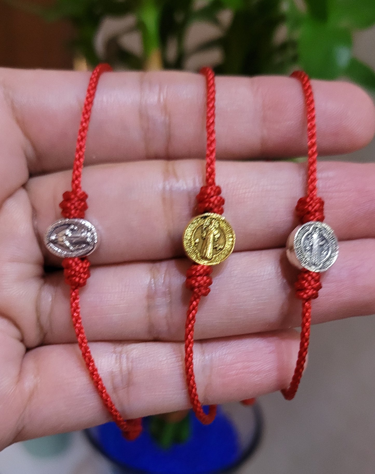 Pulsera de protección San Benito de Abad / Saint Benedict of Abad protection bracelet