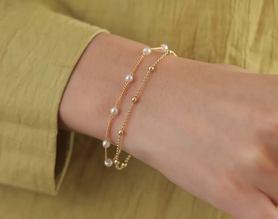 Set de 2 pulseras / Chain Bracelet Set
