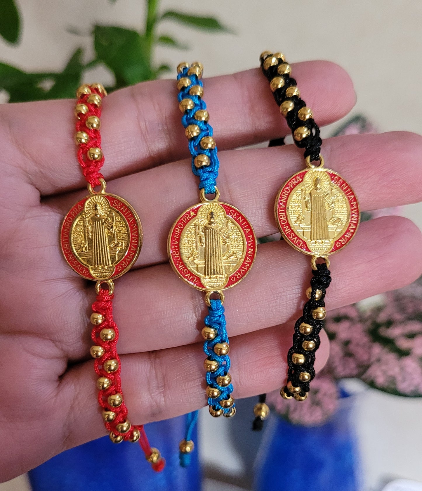 Pulsera San Benito Artesanal/ Handcrafted St. Benedict Bracelet