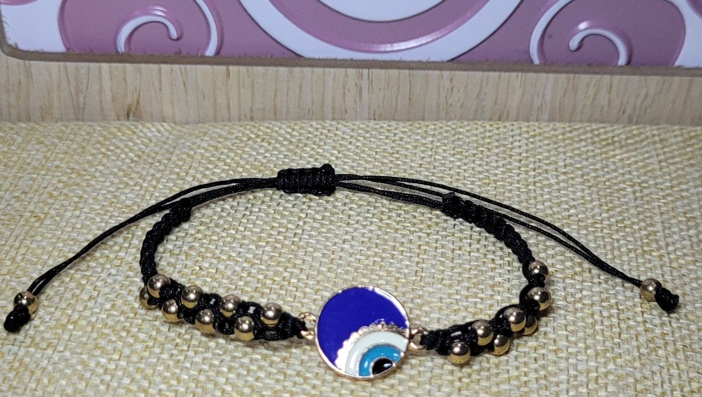 Pulsera ojo turco con balines / Turkish eye bracelet with pellets