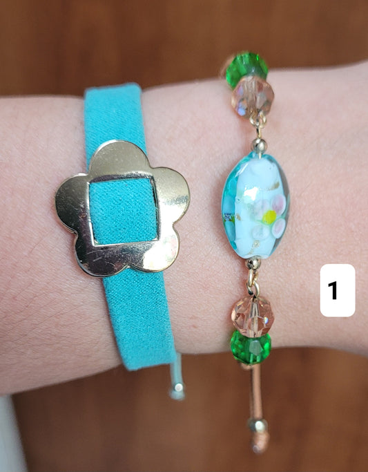 Set de 2 pulseras / Set of 2 bracelets