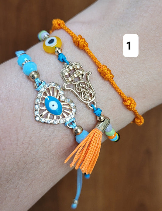 Set de 3 pulseras / Set of 3 bracelets