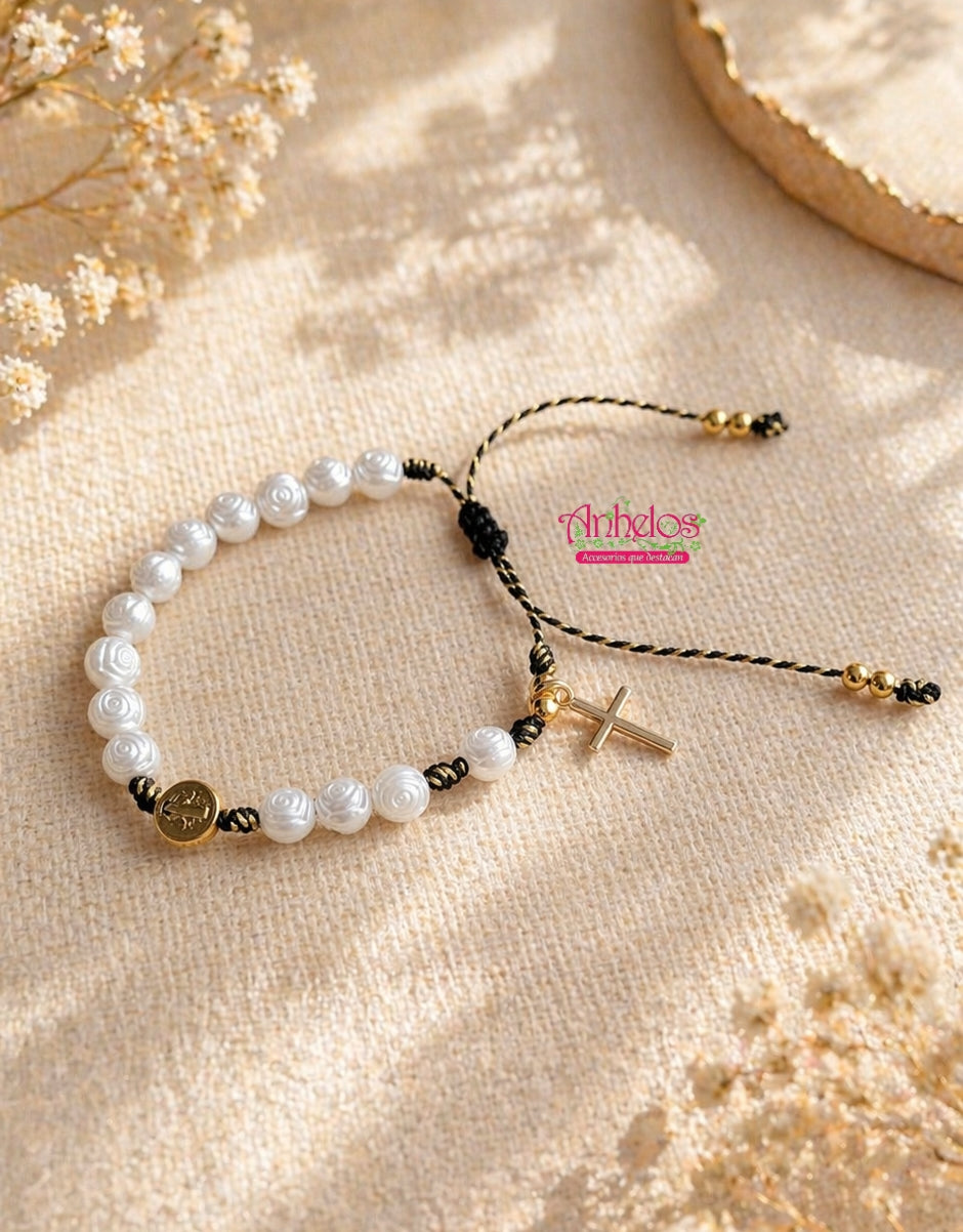 Pulsera decenario San Benito de Abad/ Saint Benedict the Abbot's Decade Bracelet
