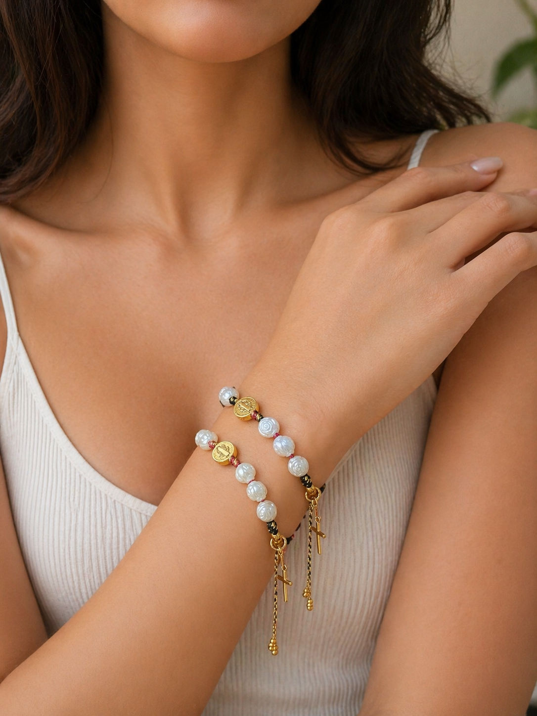 Pulsera decenario San Benito de Abad/ Saint Benedict the Abbot's Decade Bracelet