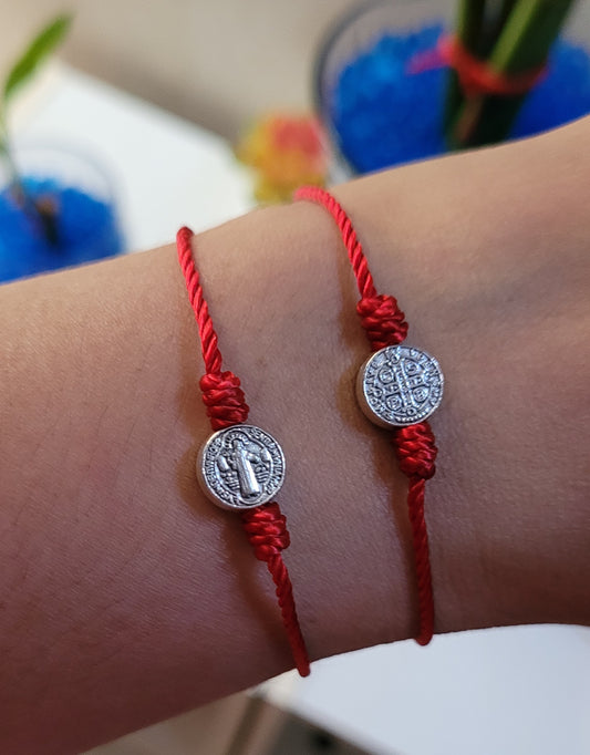 Pulsera de protección San Benito de Abad / Saint Benedict of Abad protection bracelet