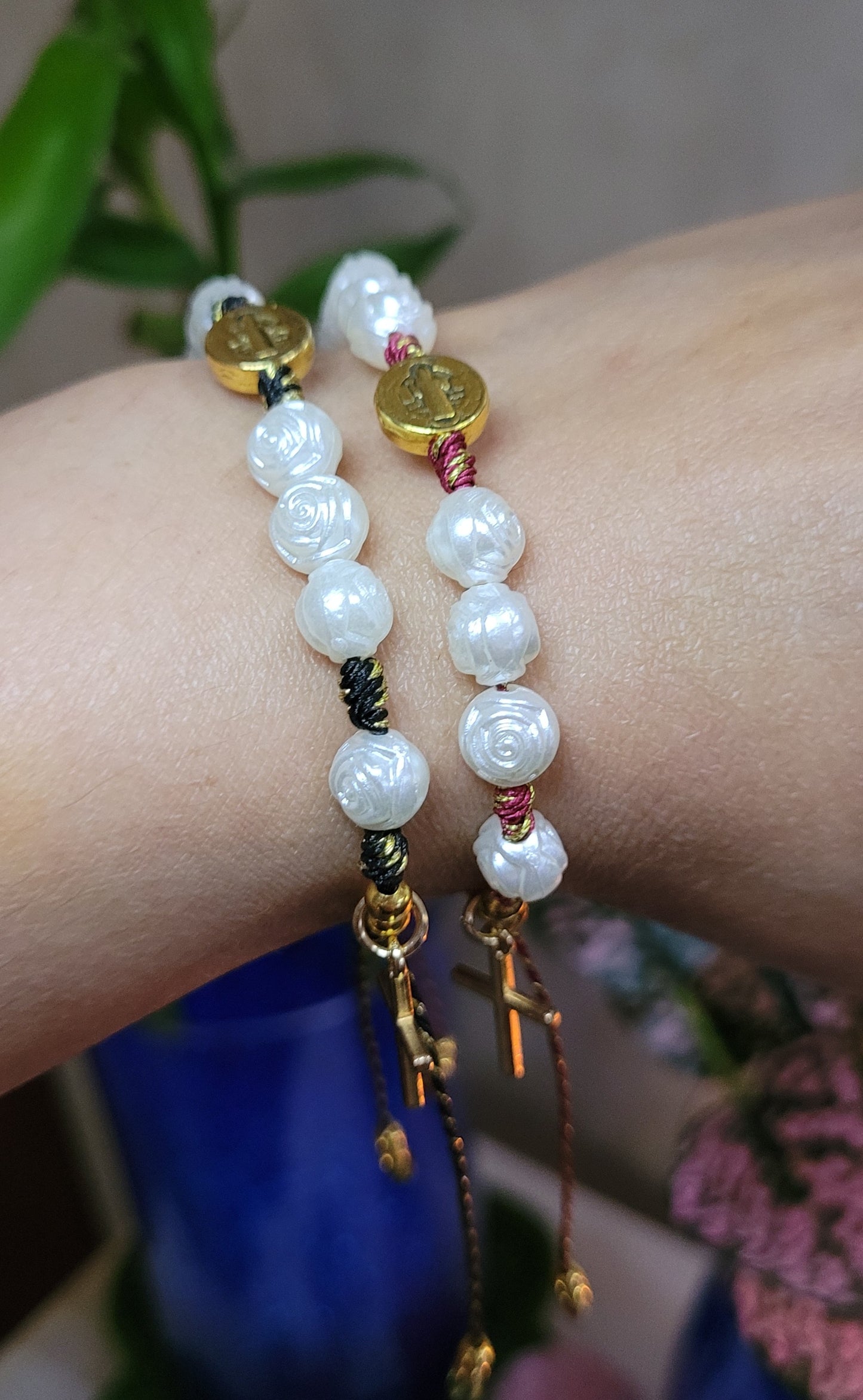 Pulsera decenario San Benito de Abad/ Saint Benedict the Abbot's Decade Bracelet