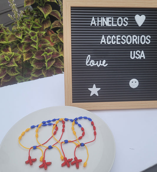 Pulsera Decenario tricolor/ Tricolor Decenario Bracelet