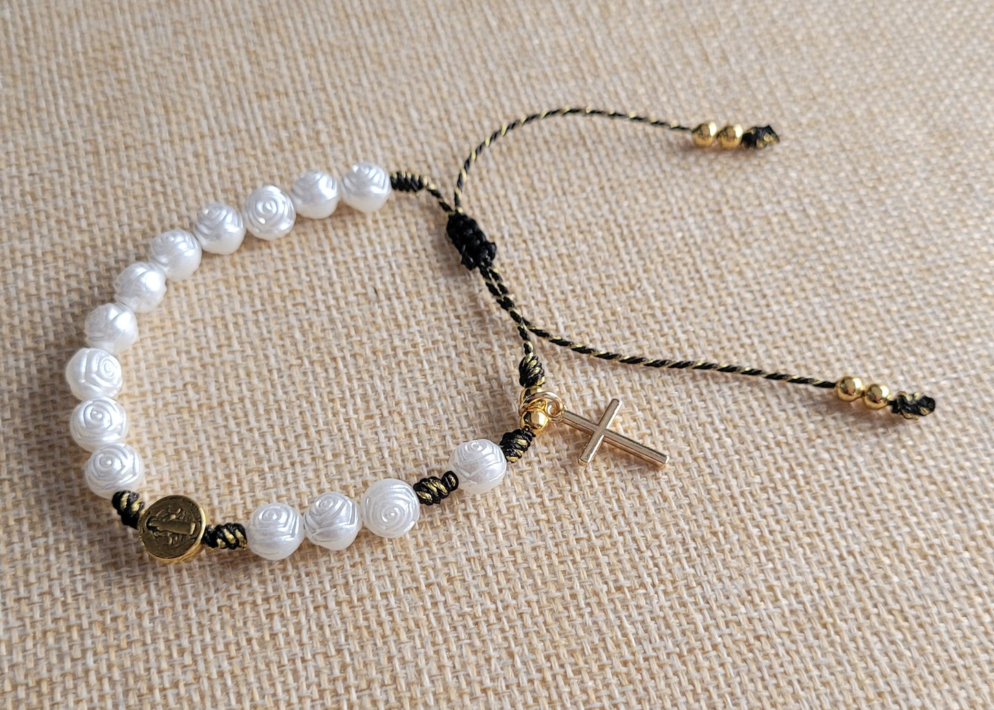 Pulsera decenario San Benito de Abad/ Saint Benedict the Abbot's Decade Bracelet