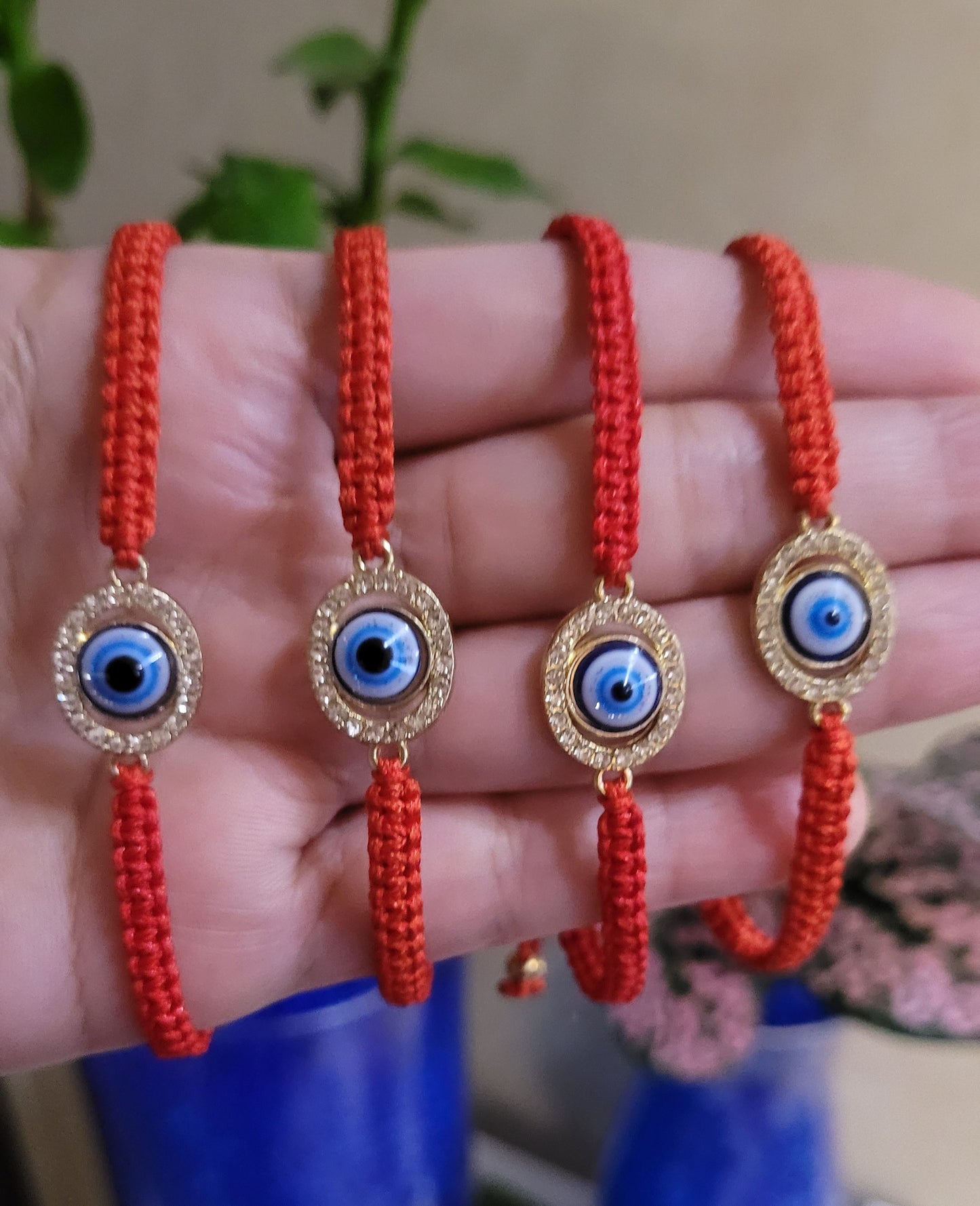 Pulsera de protección ojo turco / Turkish Evil Eye protection bracelet
