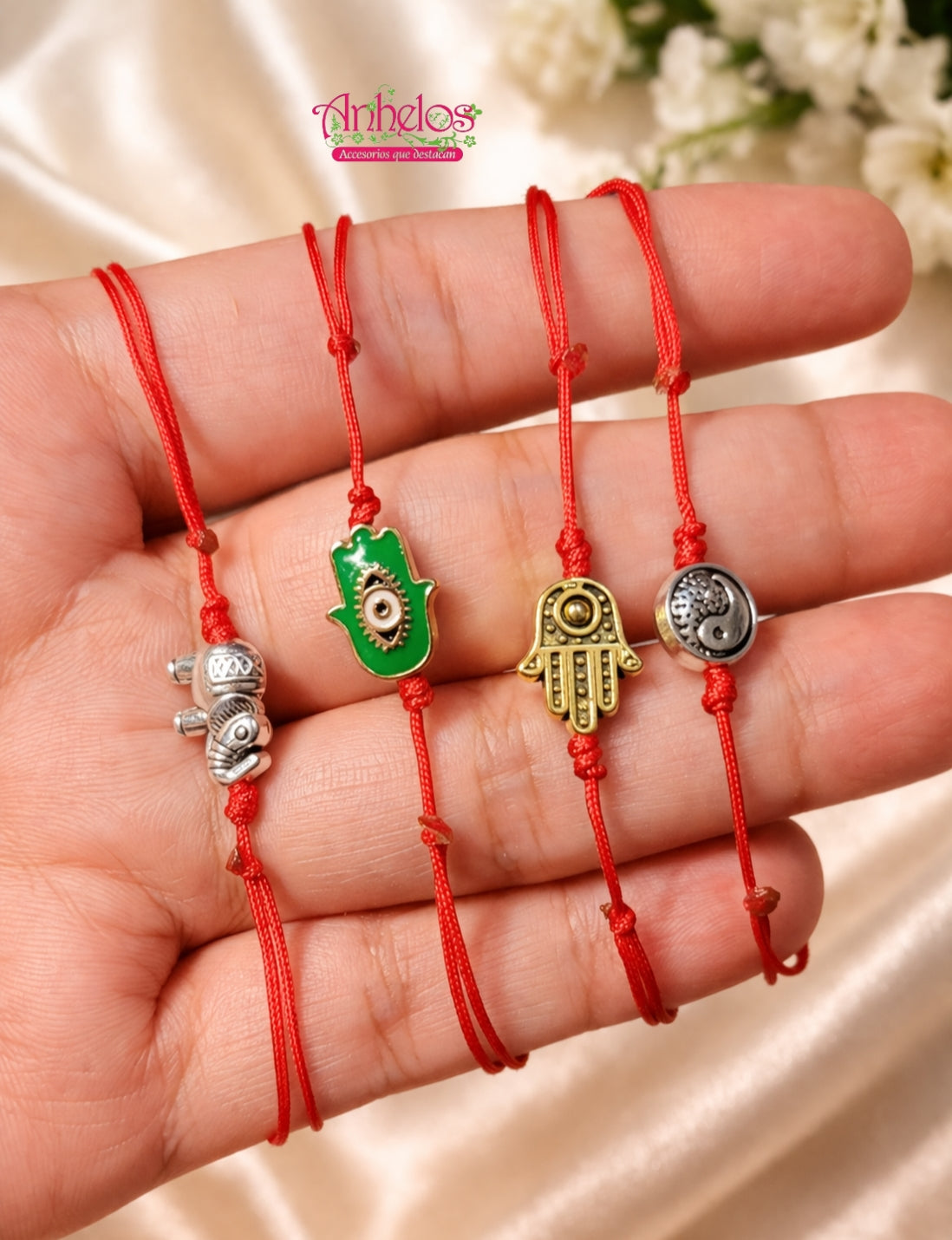 Pulseras de protección hilo rojo/ Red thread protection bracelets