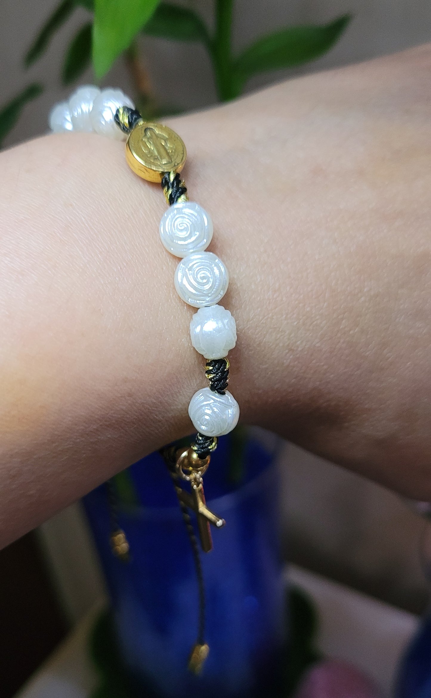 Pulsera decenario San Benito de Abad/ Saint Benedict the Abbot's Decade Bracelet