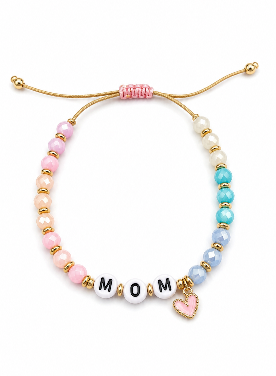 Pulsera ajustable para mama / Adjustable bracelet for mom