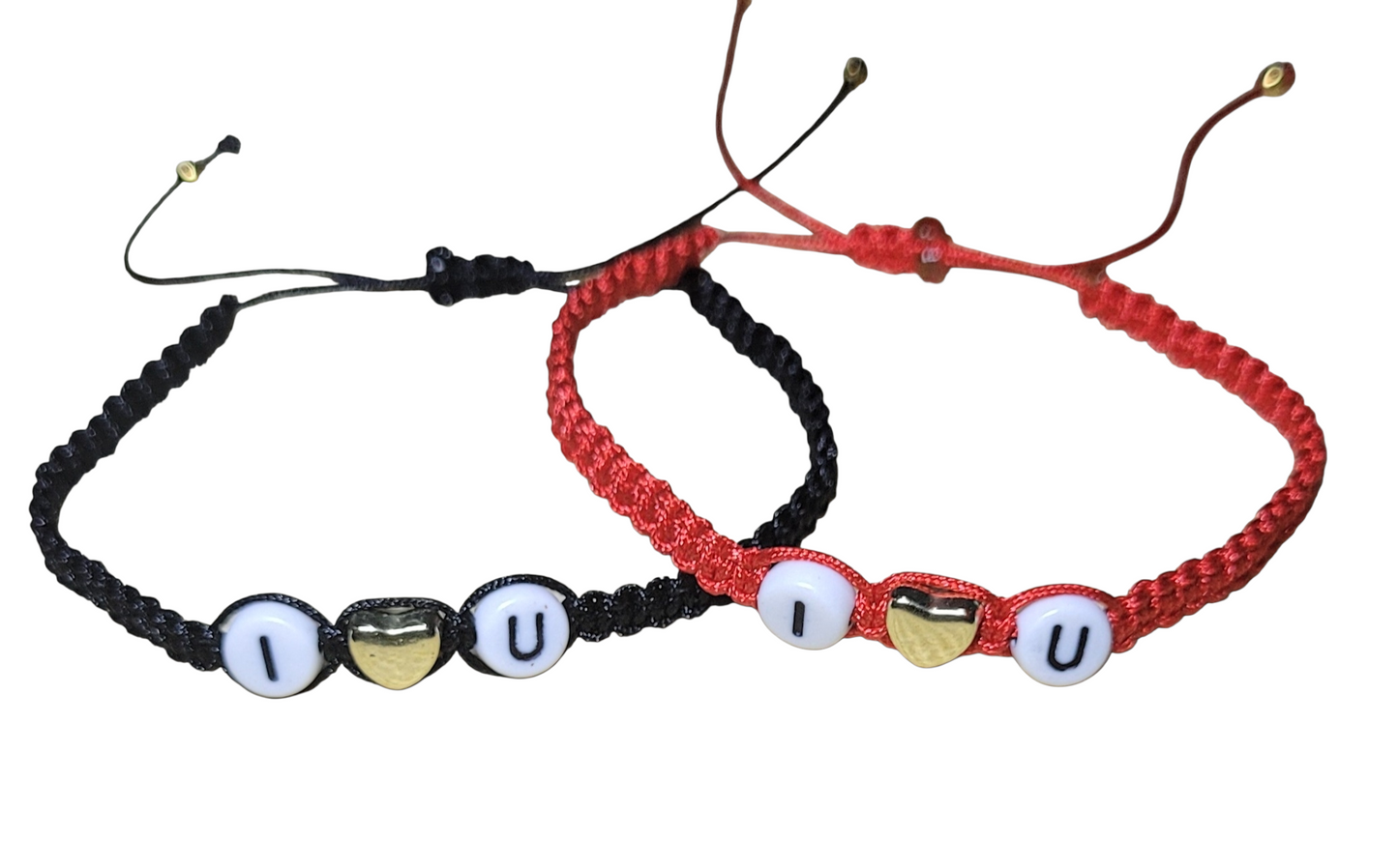 Set de pulseras personalizadas para parejas o amistad/ Personalized bracelet set for couples or friends