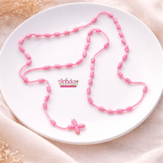 Collar Rosario nudo franciscano / Franciscan knot rosary necklace