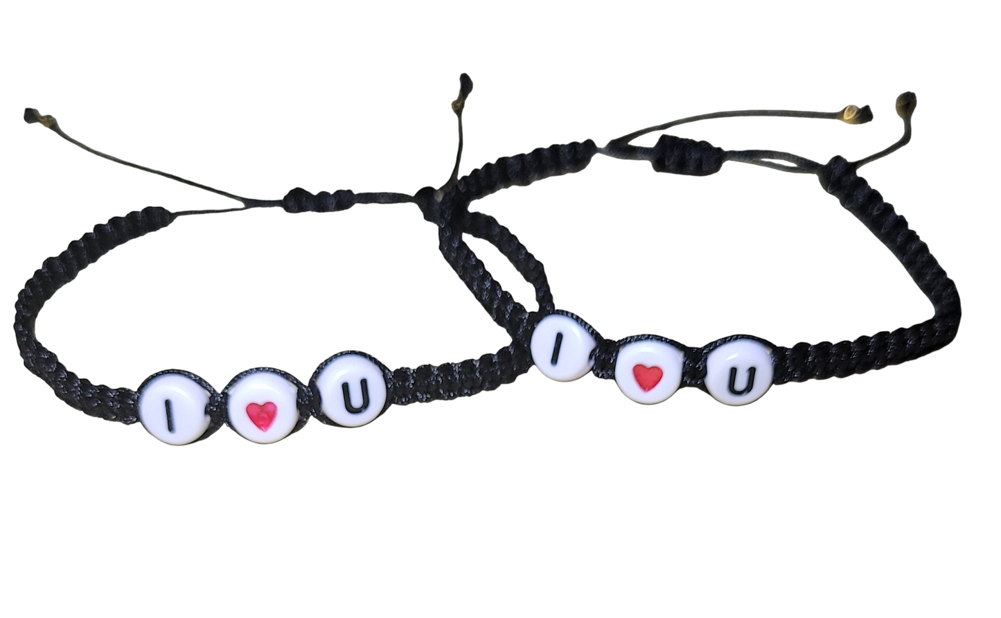 Set de pulseras personalizadas para parejas o amistad/ Personalized bracelet set for couples or friends